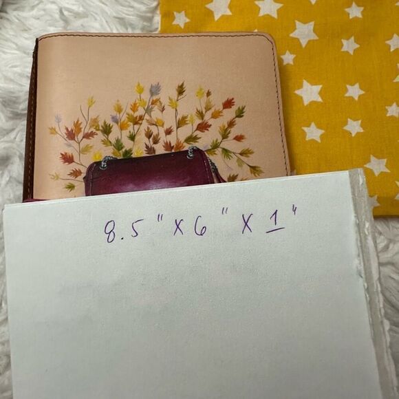 Sanati Handmade Leather Customized Binder Planner Organizer Classic Notebook Sz - Picture 11 of 12